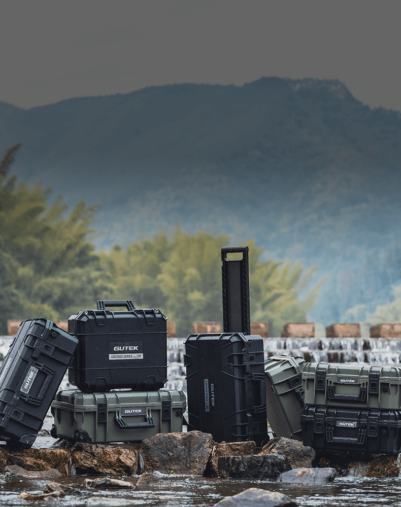 NANLITE GUTEK T-300 オーガナイザー付セット GUTEK Tortoise T-300 トロリー付保護ケース トロリーケース